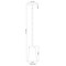 Z-Lite Kira Pendant, 1-Light, 5 In.W x 8 In.H, Matte Black/Clear 7508MP-ROD-MB - alternate 3